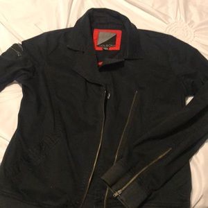 Black Volcom Army Jacket